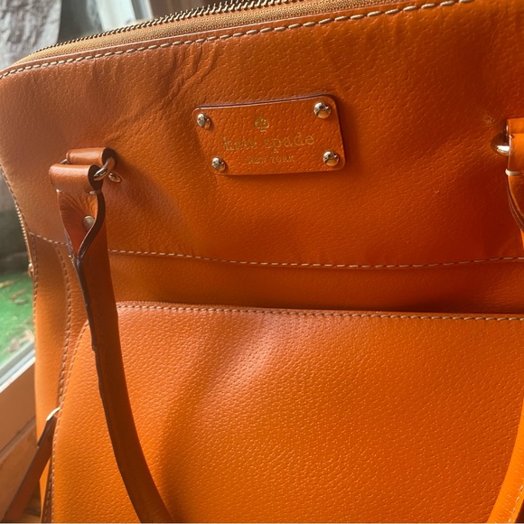 Kate Spade Vibrant Orange Tote Bag - Picture 2 of 7